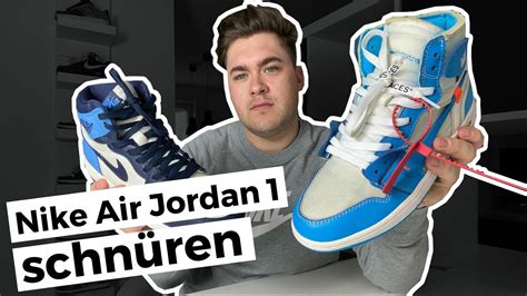 So schnüren Sie Ihren Nike Air Jordan 1 High locker 